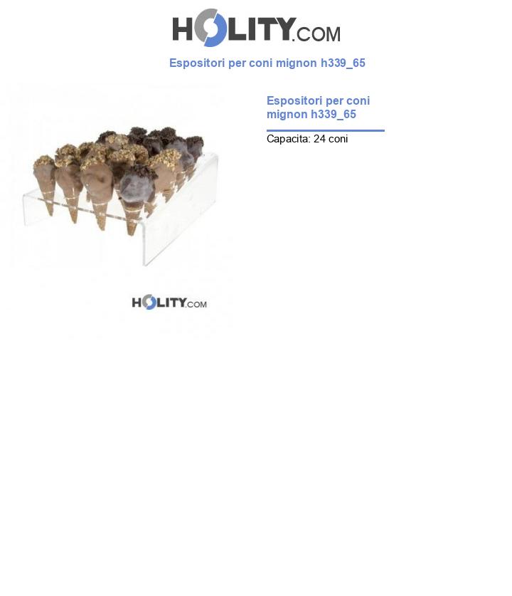 Espositori per coni mignon h339_65