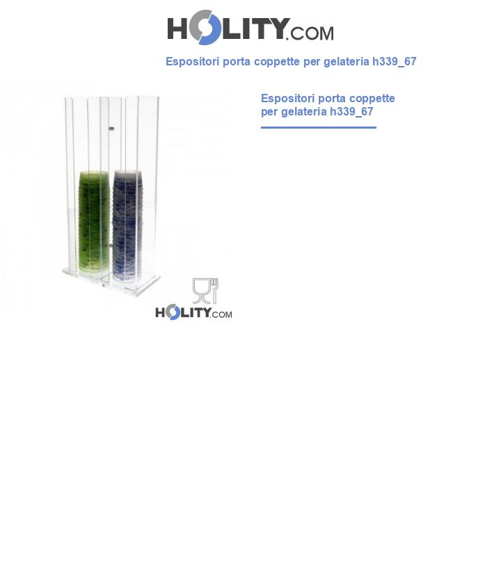 Espositori porta coppette per gelateria h339_67