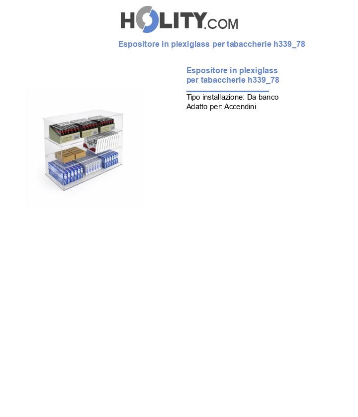 Espositore in plexiglass per tabaccherie h339_78