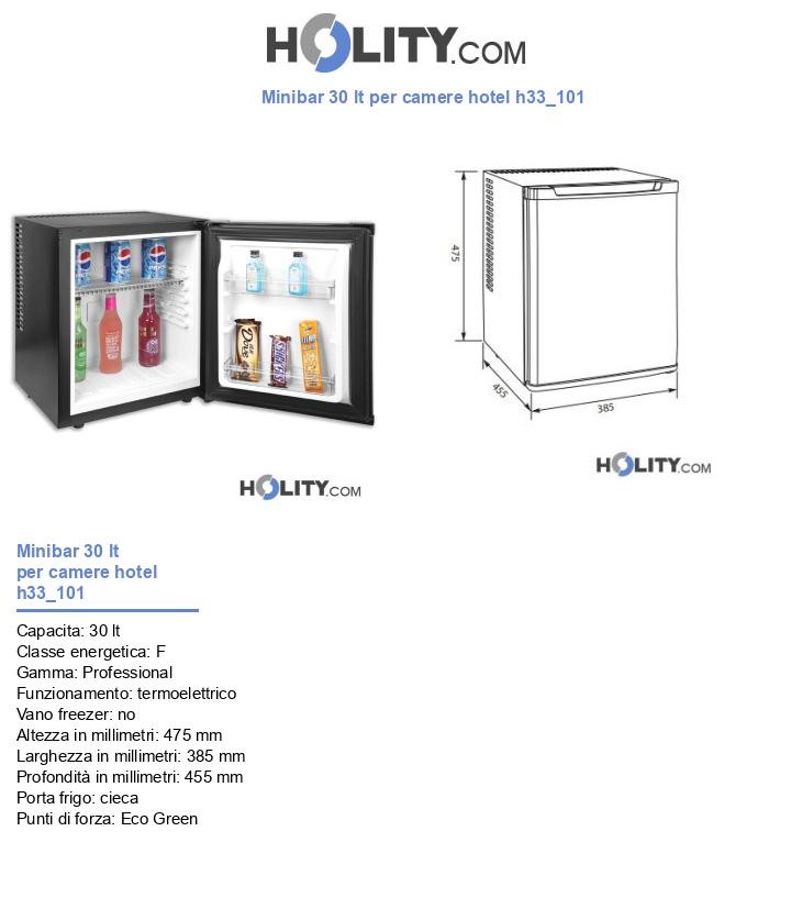 Minibar 30 lt per camere hotel h33_101