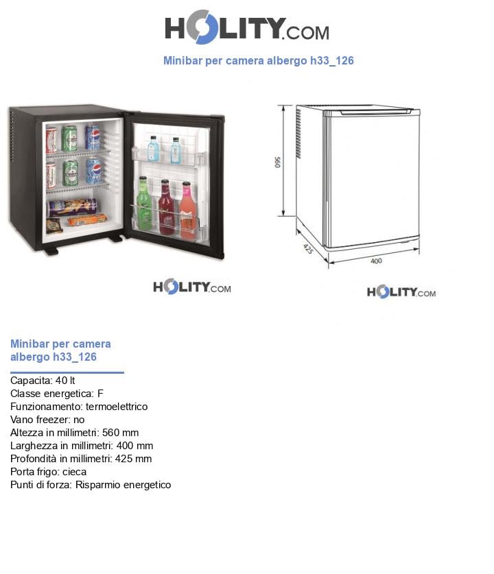 Minibar per camera albergo h33_126