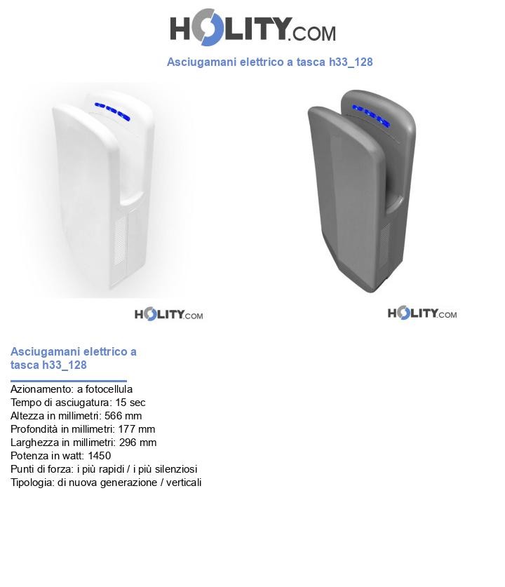 Asciugamani elettrico a tasca h33_128