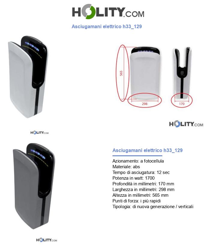 Asciugamani elettrico h33_129