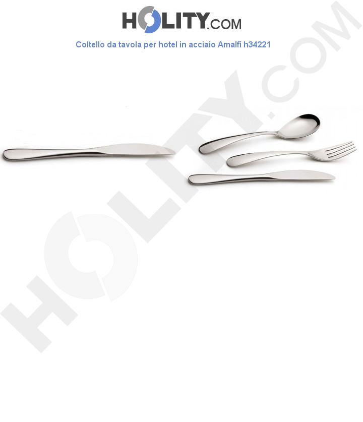 Coltello da tavola per hotel in acciaio Amalfi h34221