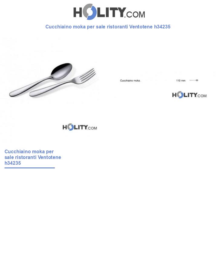 Cucchiaino moka per sale ristoranti Ventotene h34235