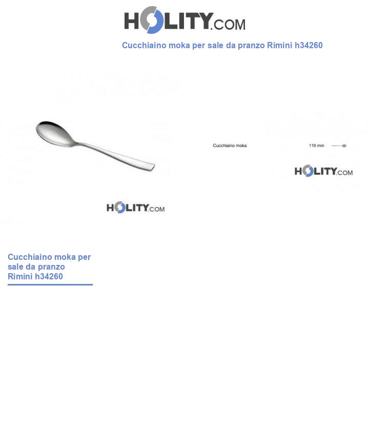 Cucchiaino moka per sale da pranzo Rimini h34260