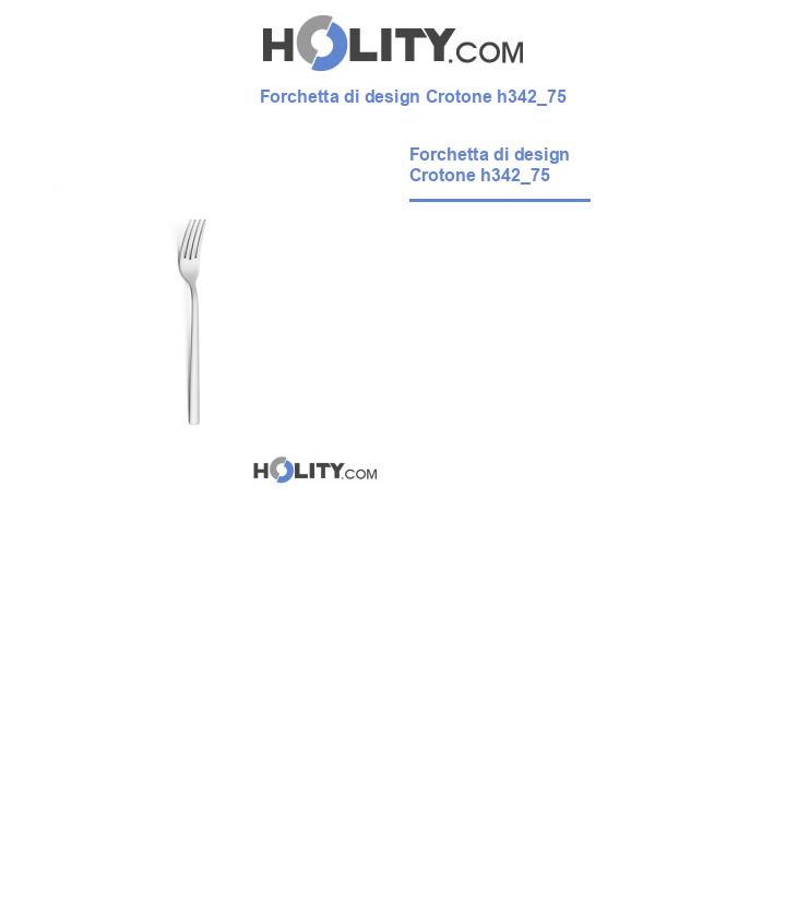 Forchetta di design Crotone h342_75