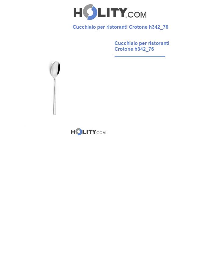 Cucchiaio per ristoranti Crotone h342_76