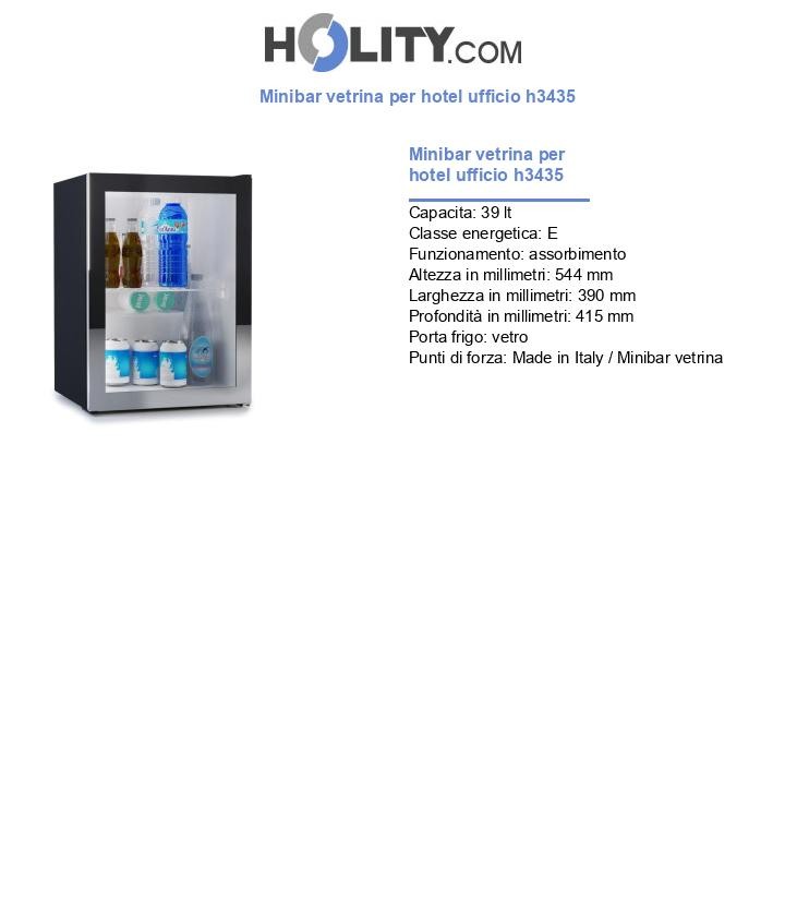 Minibar vetrina per hotel ufficio h3435