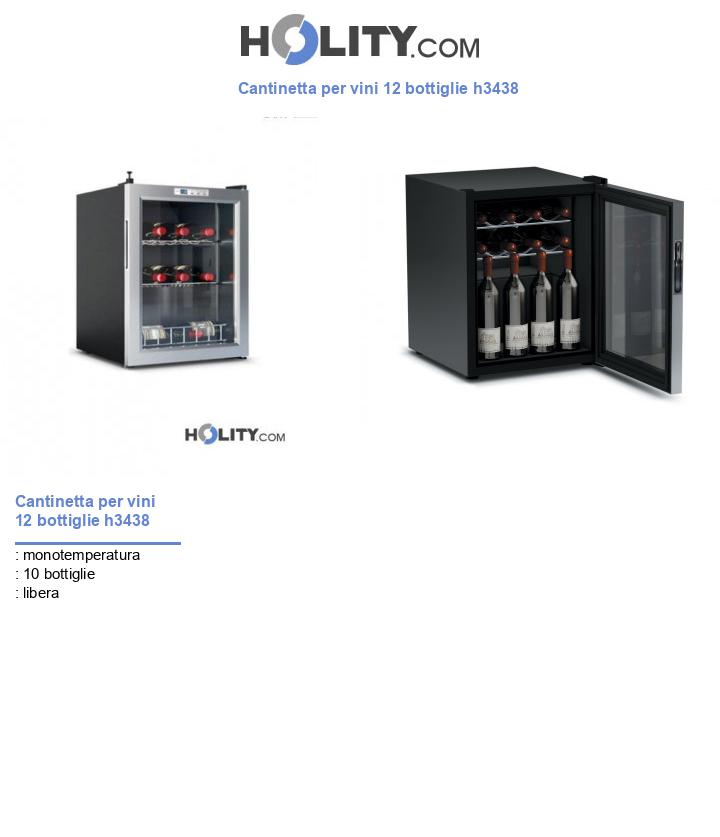 Cantinetta per vini refrigerata h3438