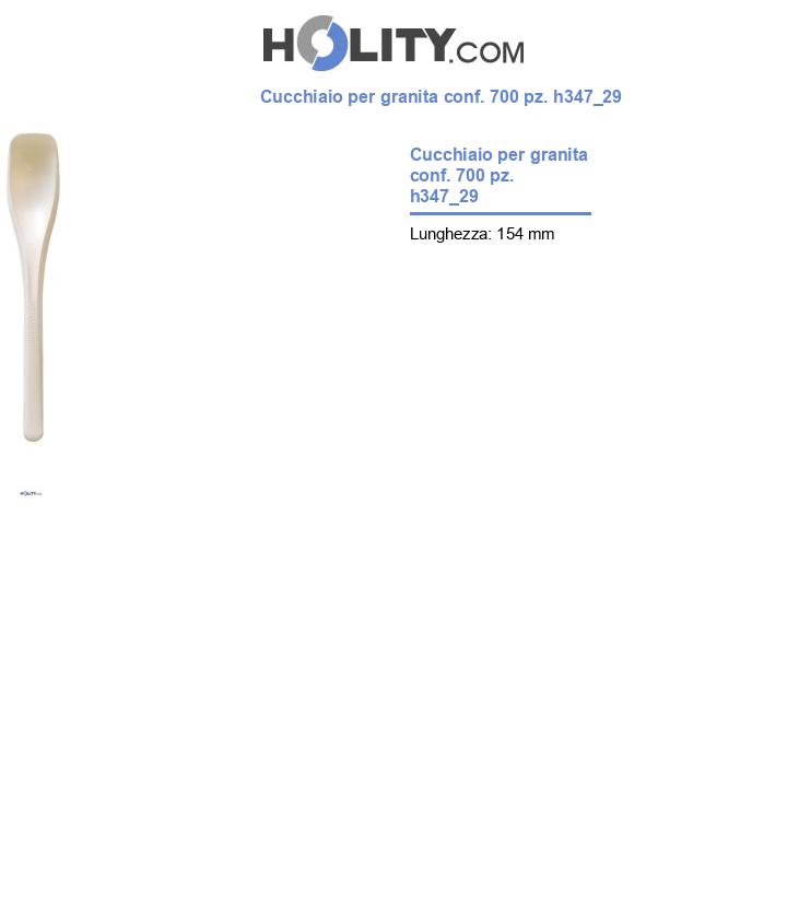 Cucchiaio per granita conf. 700 pz. h347_29