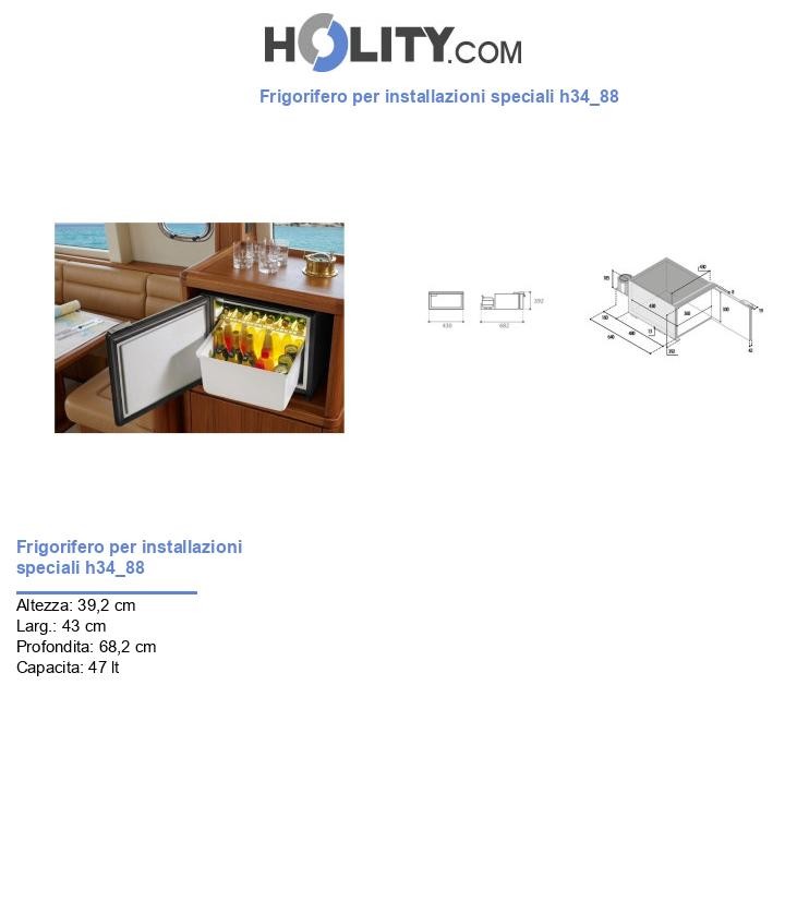 Frigorifero per installazioni speciali h34_88