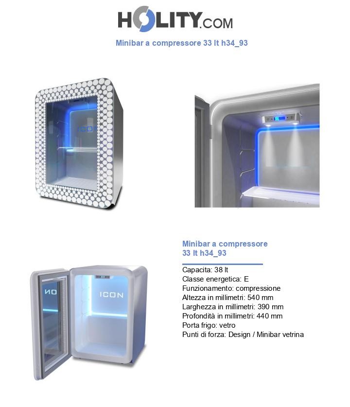 Minibar a compressore 33 lt h34_93