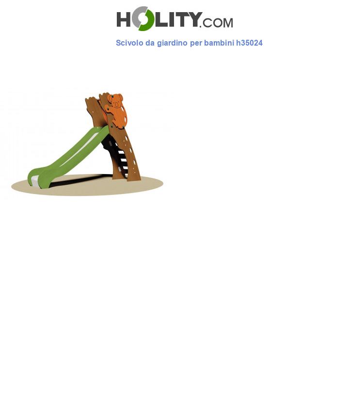 Scivolo da giardino per bambini h35024