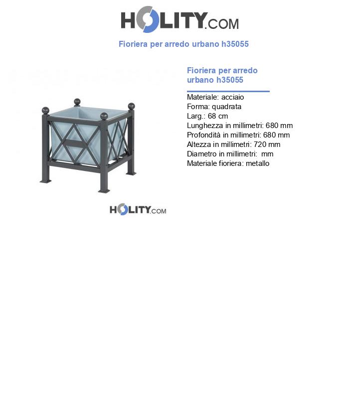 Fioriera per arredo urbano h35055