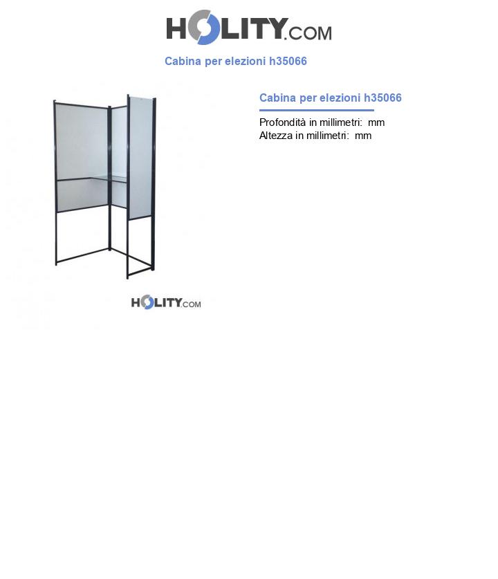 Cabina per elezioni h35066