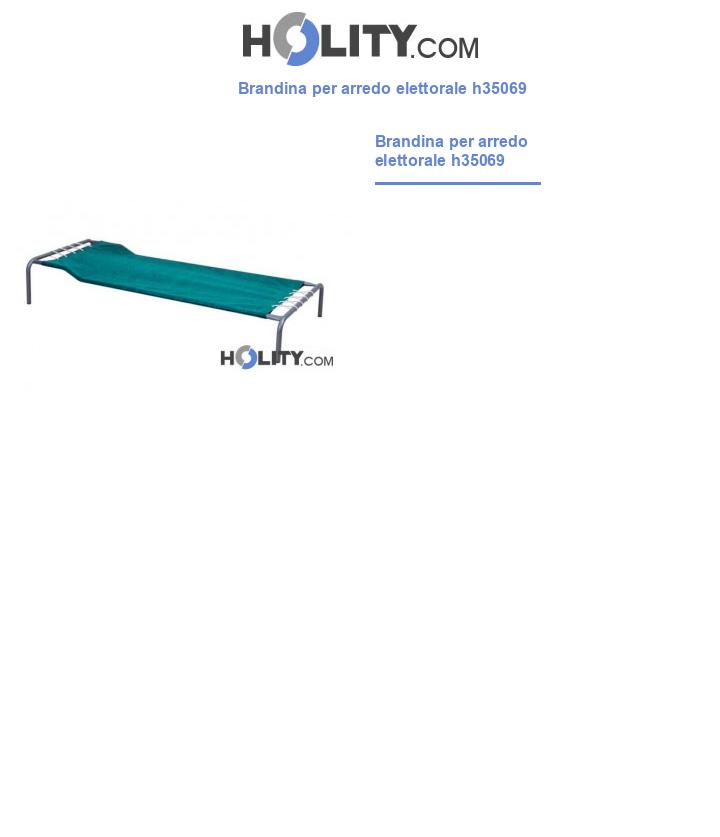 Brandina per arredo elettorale h35069