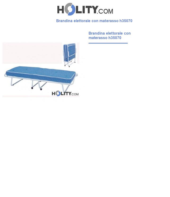 Brandina elettorale con materasso h35070