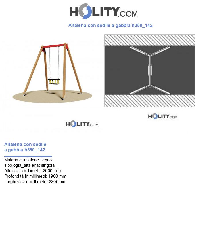 Altalena con sedile a gabbia h350_142