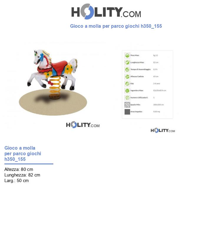 Gioco a molla per parco giochi h350_155