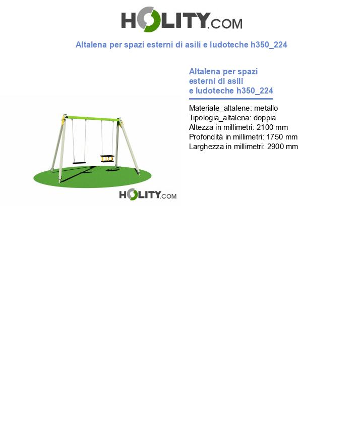 Altalena per spazi esterni di asili e ludoteche h350_224