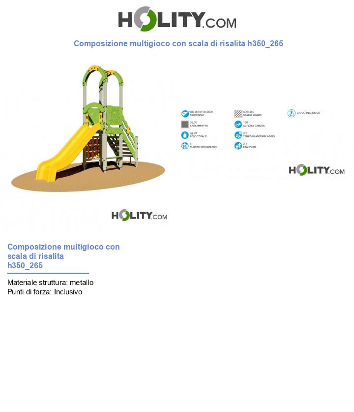 Composizione multigioco con scala di risalita h350_265