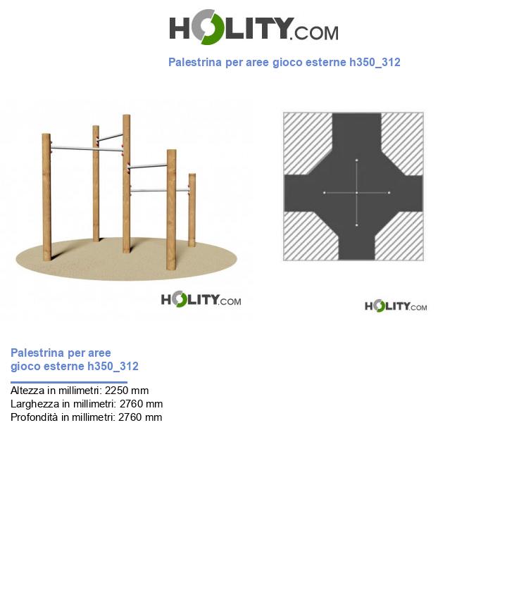 Palestrina per aree gioco esterne h350_312