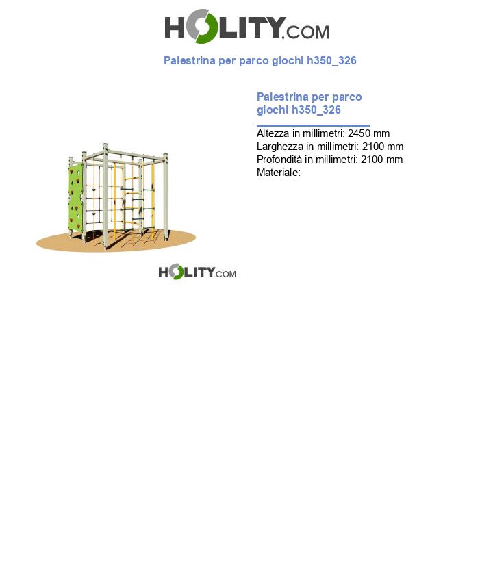 Palestrina per parco giochi h350_326