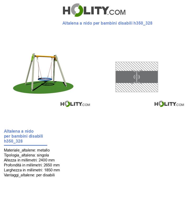 Altalena a nido per bambini disabili h350_328