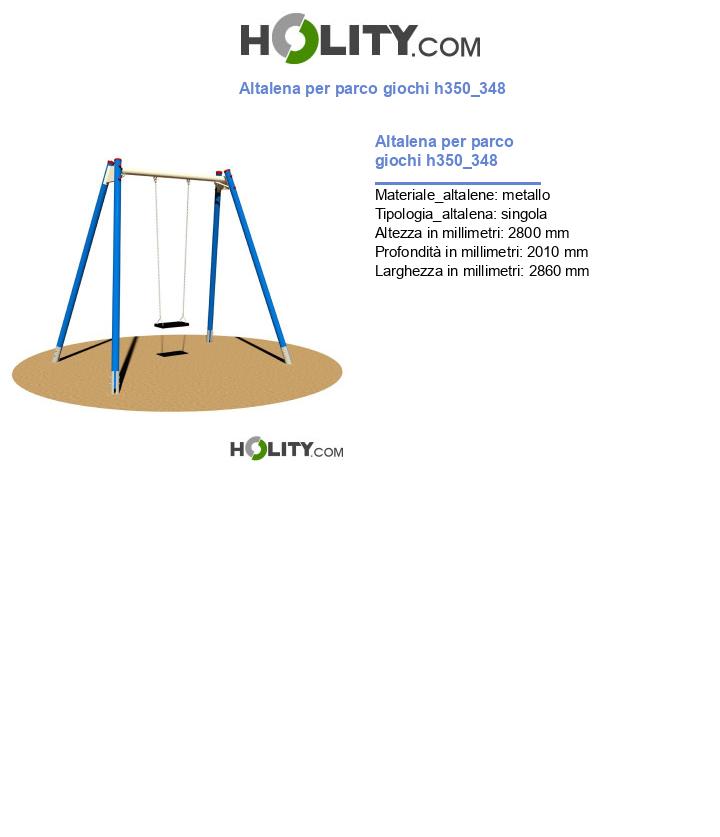 Altalena per parco giochi h350_348