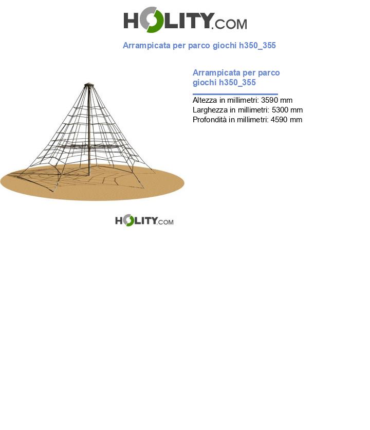Arrampicata per parco giochi h350_355