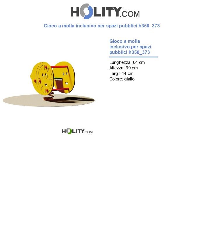 Gioco a molla inclusivo per spazi pubblici h350_373