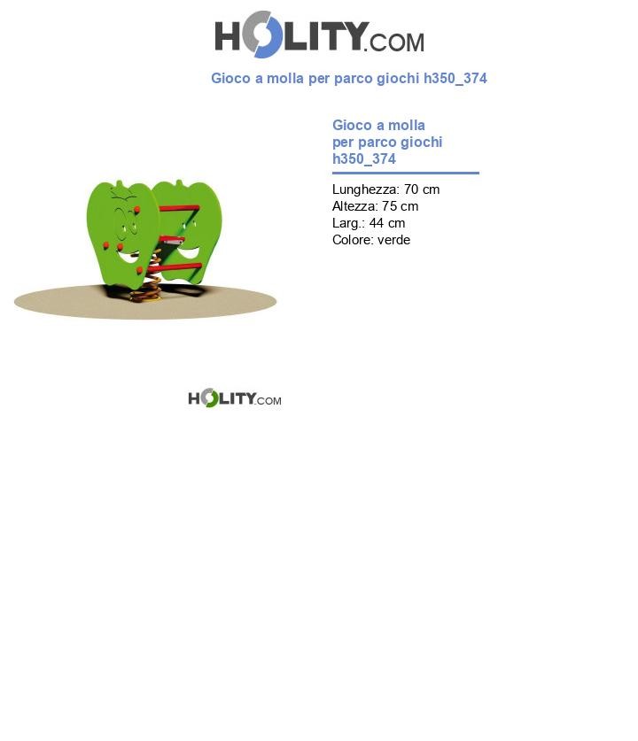 Gioco a molla per parco giochi h350_374