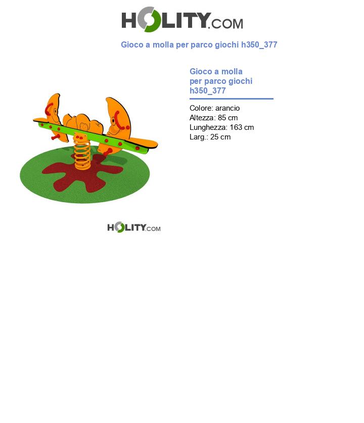Gioco a molla per parco giochi h350_377