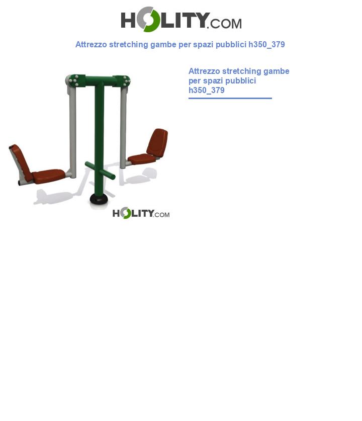 Attrezzo stretching gambe per spazi pubblici h350_379