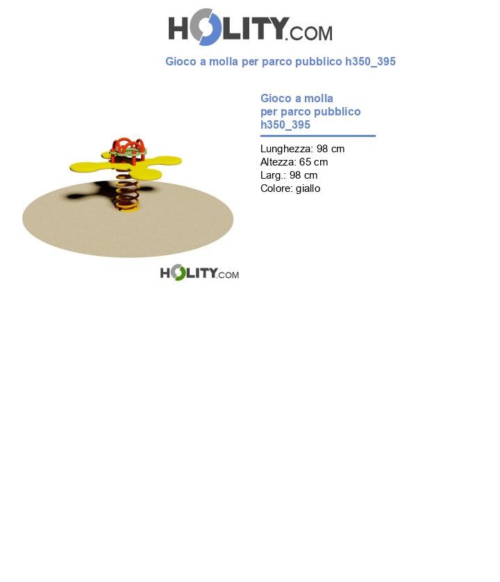 Gioco a molla per parco pubblico h350_395