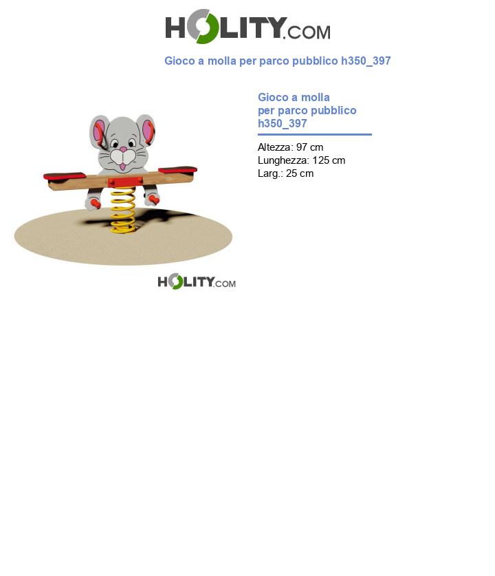 Gioco a molla per parco pubblico h350_397