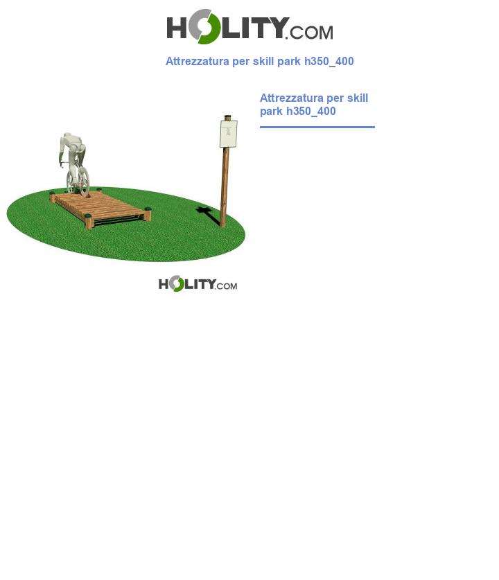 Attrezzatura per skill park h350_400