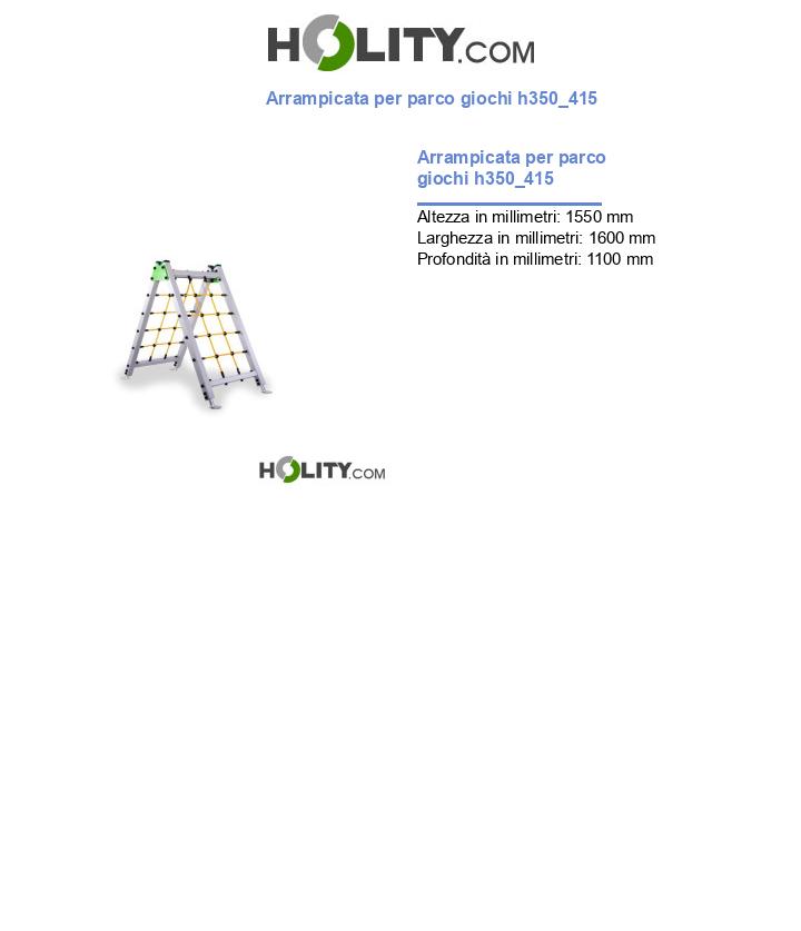 Arrampicata per parco giochi h350_415