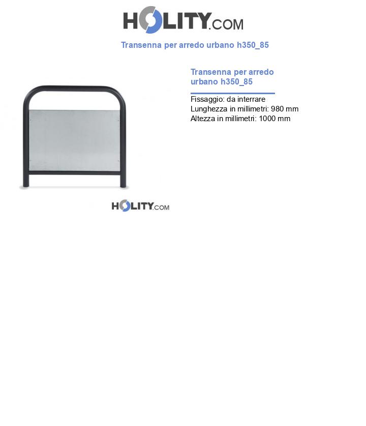 Transenna per arredo urbano h350_85