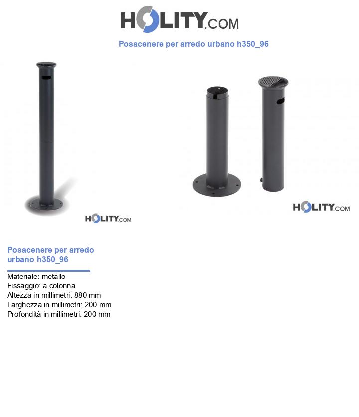 Posacenere per arredo urbano h350_96