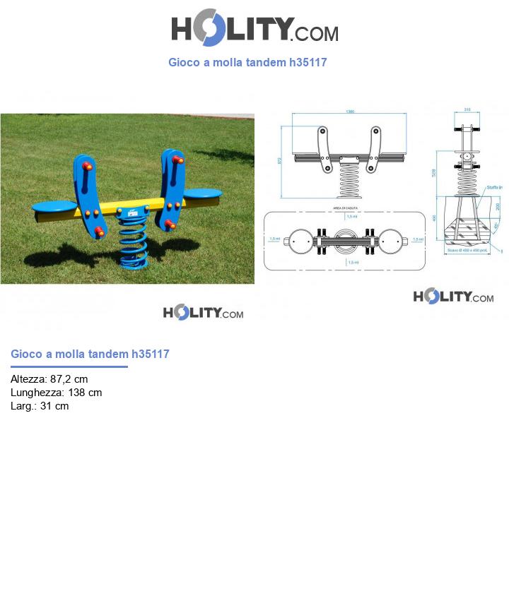 Gioco a molla tandem h35117