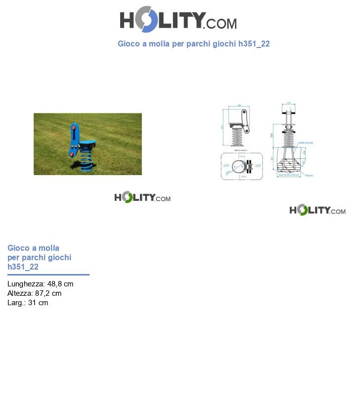 Gioco a molla per parchi giochi h351_22