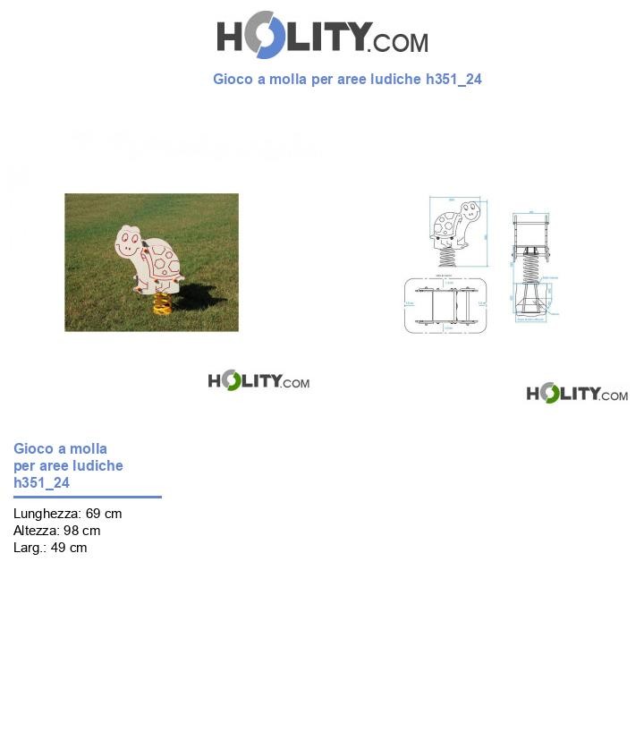 Gioco a molla per aree ludiche h351_24