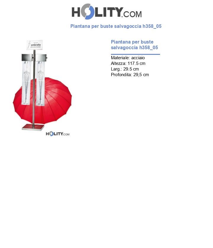 Piantana per buste salvagoccia h358_05