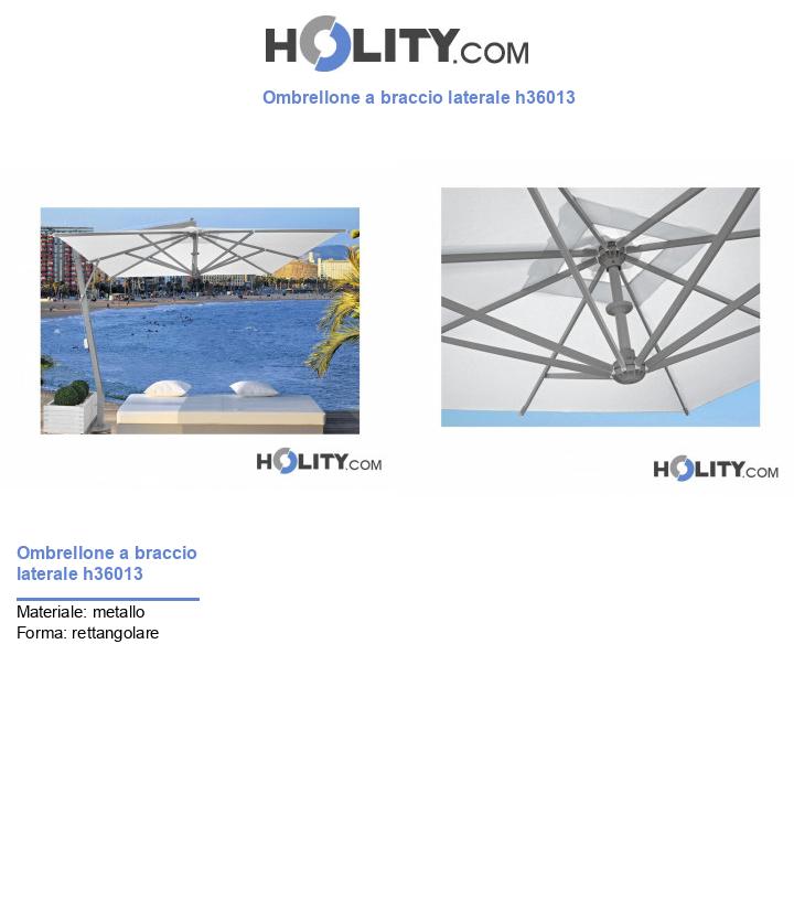 Ombrellone a braccio laterale h36013