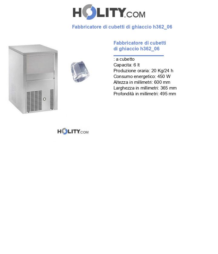 Fabbricatore di cubetti di ghiaccio h362_06