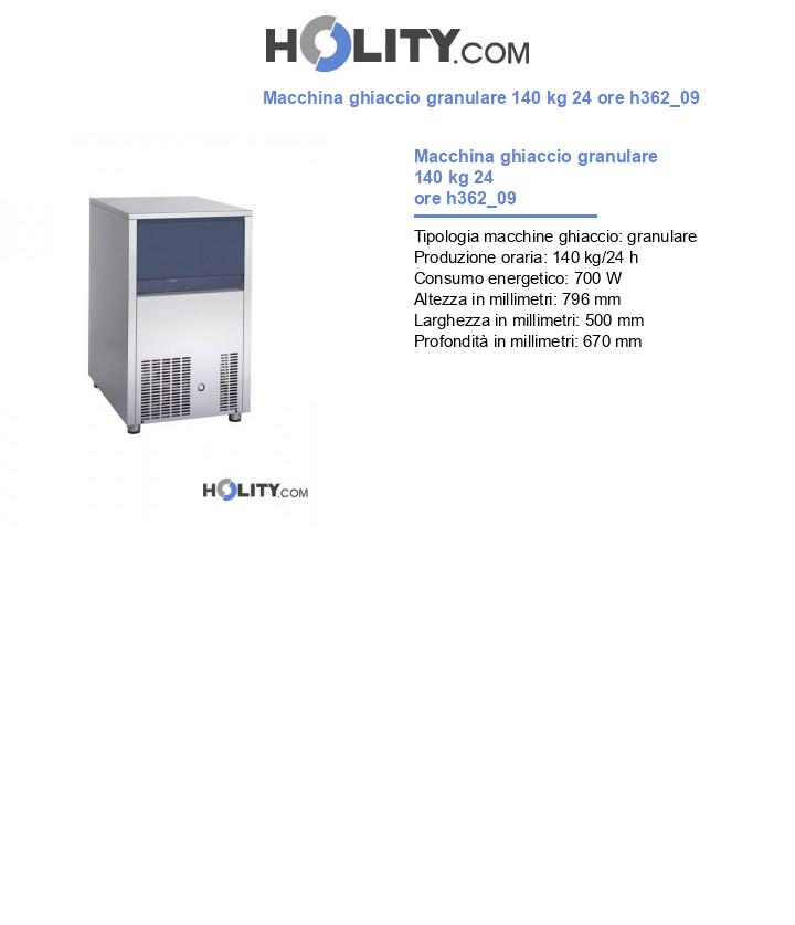 Macchina ghiaccio granulare 140 kg 24 ore h362_09