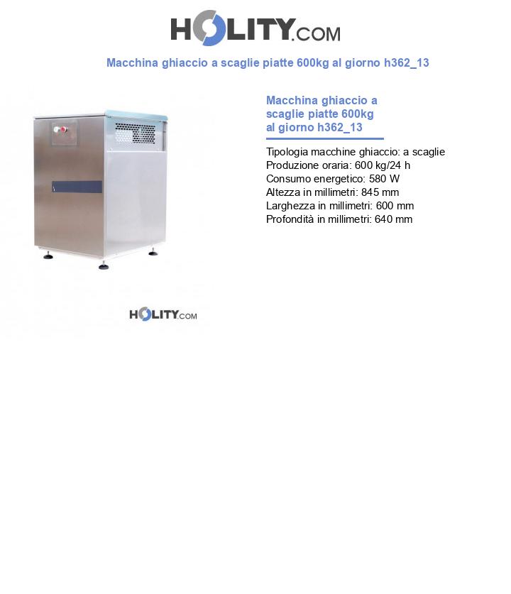 Macchina ghiaccio a scaglie piatte 600kg al giorno h362_13