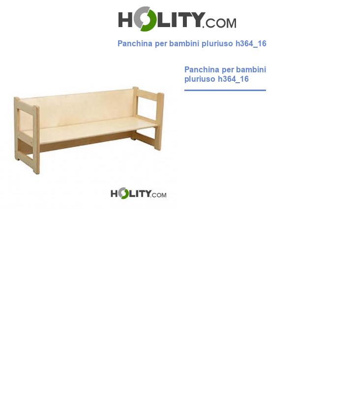 Panchina per bambini pluriuso h364_16